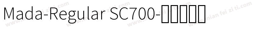Mada-Regular SC700字体转换